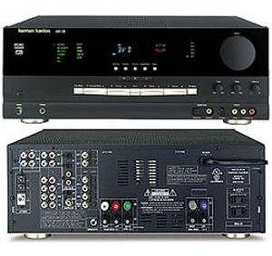 AVR 120 - Black - Audio/Video Receiver With Dolby Digital & DTS (50 watts x 2 | 40 watts x 5) - Hero